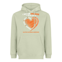 Matcha i wear orange for my mom ms multiple sclerosis awareness t shirt Heavyweight Hoodie - linhVisuals