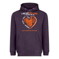 I Wear Orange For My Mom Ms Multiple Sclerosis Awareness T Shirt Heavyweight Hoodie | Teevron