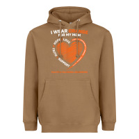 Toasted Coconut i wear orange for my mom ms multiple sclerosis awareness t shirt Heavyweight Hoodie - linhVisuals