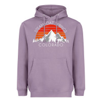 Lavender retro vintage steamboat springs colorado distressed t shirt Heavyweight Hoodie - linhVisuals