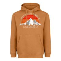 Meerkat retro vintage steamboat springs colorado distressed t shirt Heavyweight Hoodie - linhVisuals