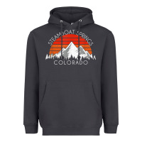 Smoke retro vintage steamboat springs colorado distressed t shirt Heavyweight Hoodie - linhVisuals