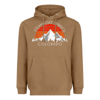 Toasted Coconut retro vintage steamboat springs colorado distressed t shirt Heavyweight Hoodie - linhVisuals