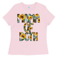 Bubblegum Pink Mama of Both Ladies Tee - CowCowDesign