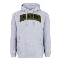Heather Grey army ranger tab subdued infantry grunt pullover hoodie Heavyweight Hoodie - linhVisuals