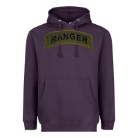Plum army ranger tab subdued infantry grunt pullover hoodie Heavyweight Hoodie - linhVisuals