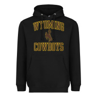 Kids Wyoming Cowboys Apparel Gameday Arch Over Cowboys T Shirt Heavyweight Hoodie | Teevron