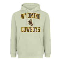 Matcha kids wyoming cowboys apparel gameday arch over cowboys t shirt Heavyweight Hoodie - linhVisuals