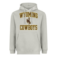 Moon Dust kids wyoming cowboys apparel gameday arch over cowboys t shirt Heavyweight Hoodie - linhVisuals