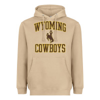 Mushroom kids wyoming cowboys apparel gameday arch over cowboys t shirt Heavyweight Hoodie - linhVisuals