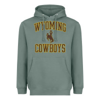 Sage kids wyoming cowboys apparel gameday arch over cowboys t shirt Heavyweight Hoodie - linhVisuals