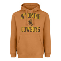 Meerkat kids wyoming cowboys apparel gameday arch over cowboys t shirt Heavyweight Hoodie - linhVisuals