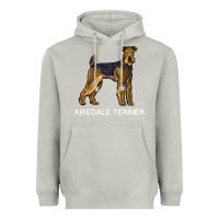 Moon Dust airedale terrier crazy dog lover sweatshirt Heavyweight Hoodie - linhVisuals