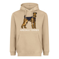 Mushroom airedale terrier crazy dog lover sweatshirt Heavyweight Hoodie - linhVisuals