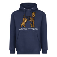 Airedale Terrier Crazy Dog Lover Sweatshirt Heavyweight Hoodie | Teevron