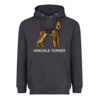 Smoke airedale terrier crazy dog lover sweatshirt Heavyweight Hoodie - linhVisuals