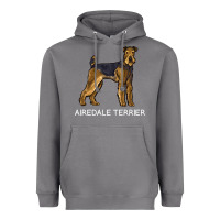 Storm airedale terrier crazy dog lover sweatshirt Heavyweight Hoodie - linhVisuals
