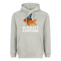 Moon Dust mindset motivational quote cute goldfish shark fish t shirt Heavyweight Hoodie - linhVisuals