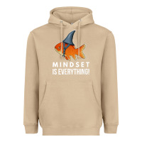 Mushroom mindset motivational quote cute goldfish shark fish t shirt Heavyweight Hoodie - linhVisuals