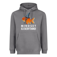 Storm mindset motivational quote cute goldfish shark fish t shirt Heavyweight Hoodie - linhVisuals