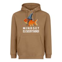 Toasted Coconut mindset motivational quote cute goldfish shark fish t shirt Heavyweight Hoodie - linhVisuals