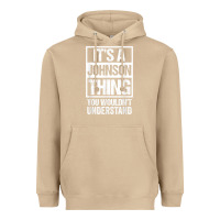 Mushroom it's a johnson thing   you wouldn't understand   family name t shirt Heavyweight Hoodie - linhVisuals