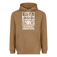Toasted Coconut it's a johnson thing   you wouldn't understand   family name t shirt Heavyweight Hoodie - linhVisuals