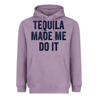 Lavender womens tequila made me do it tank tops for women summer drinking tank Heavyweight Hoodie - linhVisuals