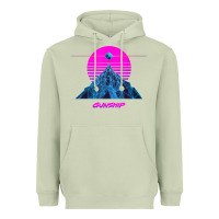 Matcha pink sun   official gunship t shirt Heavyweight Hoodie - linhVisuals