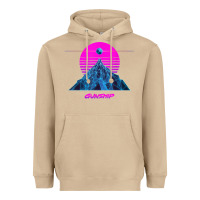 Mushroom pink sun   official gunship t shirt Heavyweight Hoodie - linhVisuals