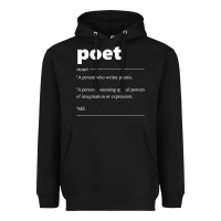 Black poet definition funny for poet drama poetry poems t shirt Heavyweight Hoodie - linhVisuals