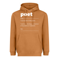 Meerkat poet definition funny for poet drama poetry poems t shirt Heavyweight Hoodie - linhVisuals