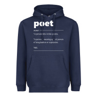 Navy poet definition funny for poet drama poetry poems t shirt Heavyweight Hoodie - linhVisuals