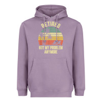 Lavender retired shirt not my problem anymore funny retirement t shirt Heavyweight Hoodie - linhVisuals