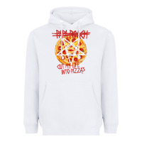 White papa roach   official merchandise  cut my life into pizzas t shirt Heavyweight Hoodie - linhVisuals