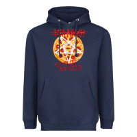 Navy papa roach   official merchandise  cut my life into pizzas t shirt Heavyweight Hoodie - linhVisuals