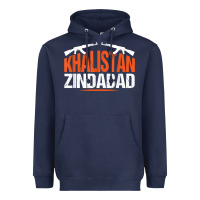Navy sikh khalistan zindabad singh punjabi t shirt Heavyweight Hoodie - linhVisuals