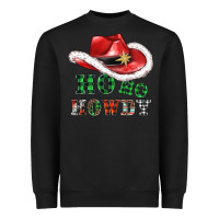 Black ho ho howdy christmas hat Heavyweight Sweatshirt - AdoDesignShop