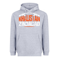 Heather Grey sikh khalistan zindabad singh punjabi t shirt Heavyweight Hoodie - linhVisuals