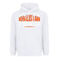White sikh khalistan zindabad singh punjabi t shirt Heavyweight Hoodie - linhVisuals