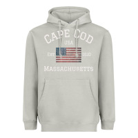 Moon Dust cape cod massachusetts american flag usa travel vintage pullover hoodi Heavyweight Hoodie - linhVisuals