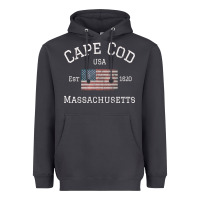 Smoke cape cod massachusetts american flag usa travel vintage pullover hoodi Heavyweight Hoodie - linhVisuals