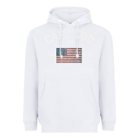 White cape cod massachusetts american flag usa travel vintage pullover hoodi Heavyweight Hoodie - linhVisuals
