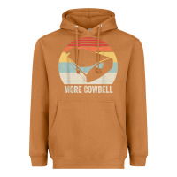 Meerkat retro more cowbell shirt funny drummer gift vintage t shirt Heavyweight Hoodie - linhVisuals