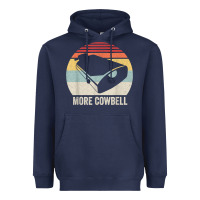 Navy retro more cowbell shirt funny drummer gift vintage t shirt Heavyweight Hoodie - linhVisuals
