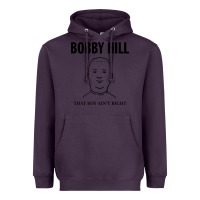 Plum bobby hill that boy ain't right [tw] Heavyweight Hoodie - linhVisuals