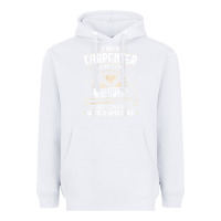 White i can't fix stupid   funny carpentry woodworking carpenter t shirt Heavyweight Hoodie - linhVisuals