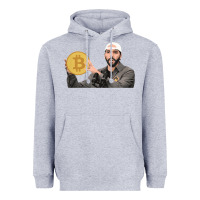Heather Grey el salvador bitcoin bukele legal tender cryptocurrency btc t shirt Heavyweight Hoodie - linhVisuals