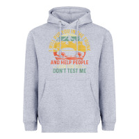 Heather Grey i will put you in the trunk and help people funny saying t shirt Heavyweight Hoodie - linhVisuals