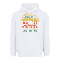 White i will put you in the trunk and help people funny saying t shirt Heavyweight Hoodie - linhVisuals